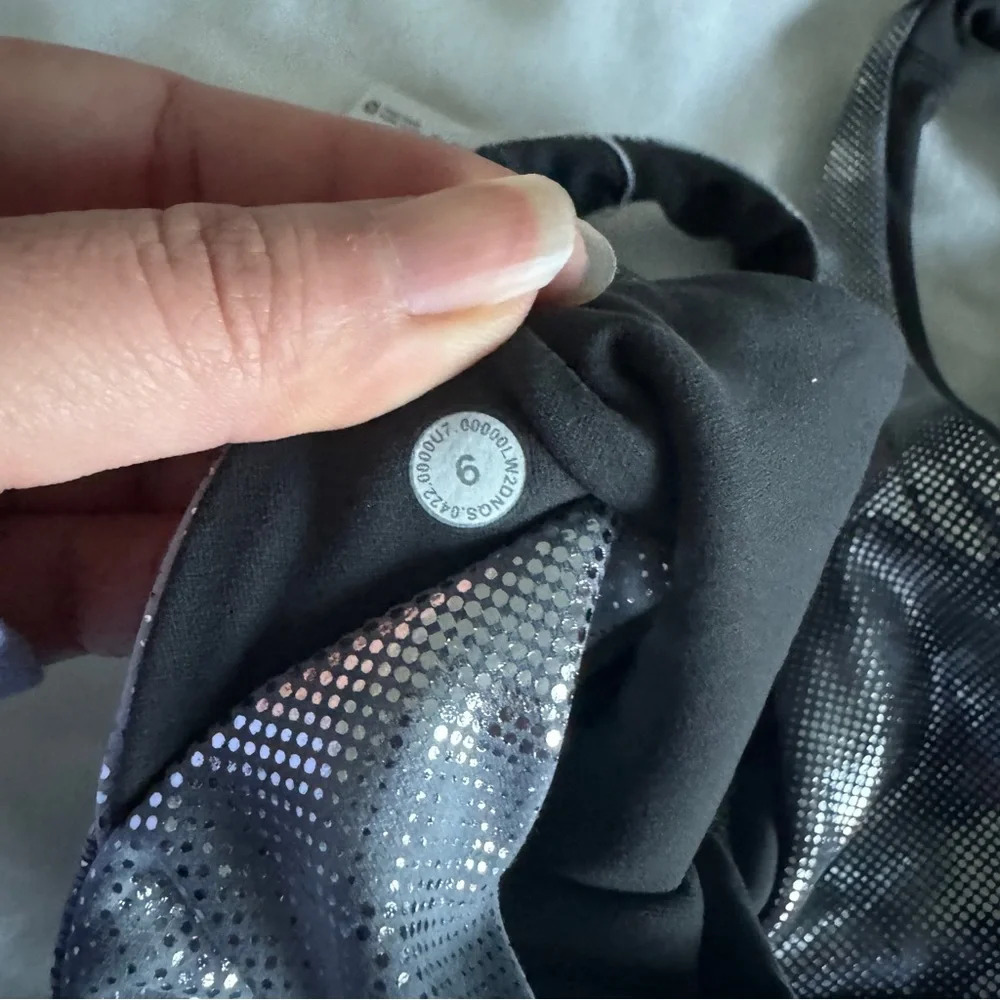 126 🆕🤍 Lululemon Align Bra A/B Cup Shine Diamond Dye Starlight Graphite Grey - Picture 6 of 11